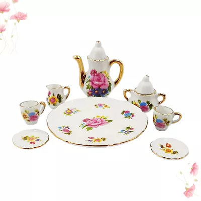 Buy Mini Tea Party Set For Kids - 8pcs Teapot, Cup, And Dish Set • 11.78£