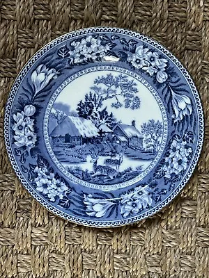 Buy ANTIQUE Late Victorian C.1890s WEDGWOOD Blue Cottage Pattern Tea Side Plate 7  • 10£