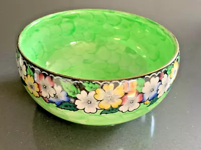 Buy Vintage Antique 1940's Maling Green Lustre Ware Fruit Bowl Garland Design 6450 • 25£