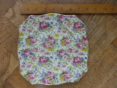 Buy Royal Winton Grimwades Chintz  Summertime  Limited Edition Square Plate - 20cm • 14.99£