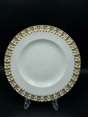 Buy Royal Crown Derby Heraldic Gold Dinner Plate-1st Quality • 32.90£