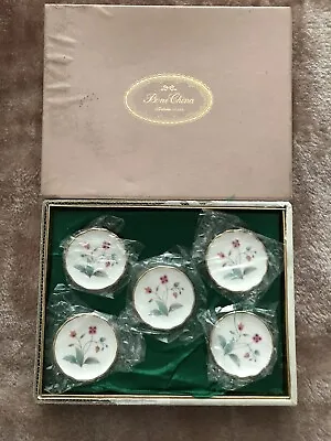 Buy Noritake Bone China Set Of 5 Miniature Floral Plates Made In Japan • 15£