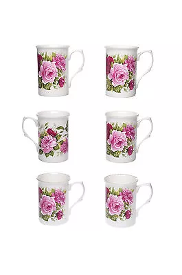 Buy Bone China Set Of 6 Summertime Beakers/mugs • 22.99£