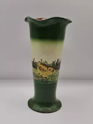 Buy Rare Watcombe Pottery Chick Vase Torquay Pottery Aller Vale • 65£