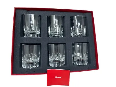Buy Set (6) Beautiful Vintage Baccarat Crystal  Rotary  Double Old Fashioned Glasses • 900.94£