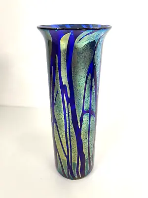 Buy Alum Bay Art Glass Vase Isle Of Wight Handmade Art Nouveau #K1 • 15.99£