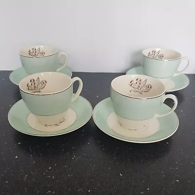 Buy 4 X Vinatge Johnson Brothers Pareek China Cups And Saucers • 12.99£