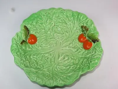 Buy Vintage CARLTON WARE Australian Design Majolica Cabbage Leaf & Tomato Dish • 8.99£