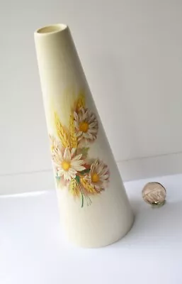 Buy Purbeck Ceramics Swanage, England Bud Vase With Floral Design • 2.99£