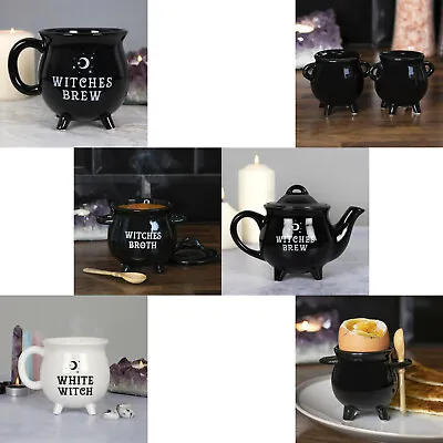 Buy Witches Brew Cauldron Coffee Tea Mug Soup Bowl Egg Cup Salt & Pepper Pot Teapot • 8.95£