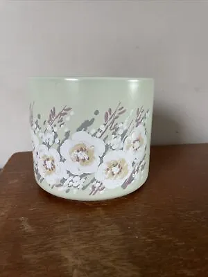 Buy Hornsea Pottery Planter Mint Green En Suite Floral 1980s Vase Flower Pot England • 16.99£