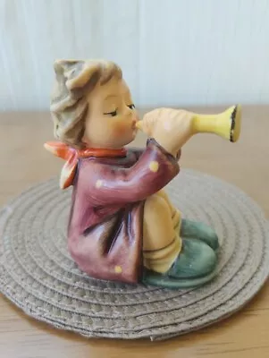 Buy Vintage 1968 Goebel Hummel Girl With Horn #391 Figurine  • 17£