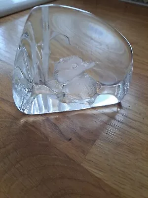 Buy Mats Jonasson Glass Paperweight ( Duckling) • 10£
