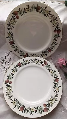 Buy Wedgwood Summer Garland Dinner Plates X6 27cm Tableware Floral • 30£
