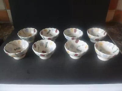 Buy Emma Bridgewater Set Of Eight Market Garden Deli Dip Bowls Rare Discontinued • 39.99£