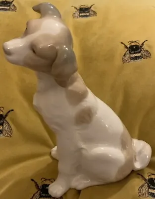 Buy Nao By Lladro Sitting Dog Terrier Type Daisa 1978 Retro Collectable • 35£