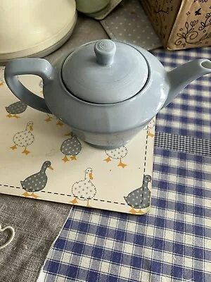 Buy Vintage Woods Ware Iris Blue Medium Teapot . Great Condition • 16£