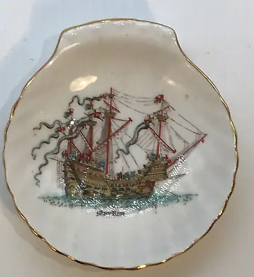 Buy The Mary Rose Royal Grafton Fine Bone China Scallop Shell Made In  England • 10.43£