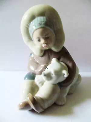 Buy Lladro Figurine Eskimo With Polar Bear • 30£
