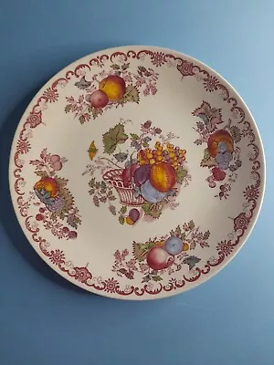 Buy Masons Patent Ironstone Plate Pink Fruit Basket 8  / 20cm. Very Good Condition.  • 5.95£