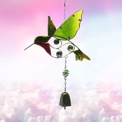 Buy Hummingbird Suncatcher Wind Chime Wind Bells Glass Wind Chimes • 13.25£