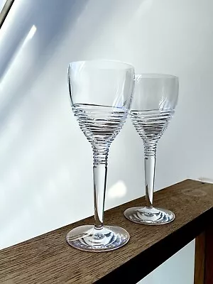 Buy A Pair Of Stuart Crystal Jasper Conran Strata Wine Glasses, Seconds, Unmarked • 59.99£
