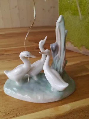 Buy Lladro NAO 3 X Geese Ducks Figurines • 9£