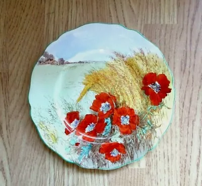 Buy Rare Royal Doulton Seriesware Plate - Poppies In A Cornfield D6312 - Perfect !! • 55£