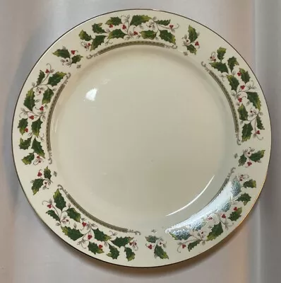Buy Set Of 4 10-1/2” Dinner Plates HOLLY HOLIDAY Japan Christmas • 28.81£