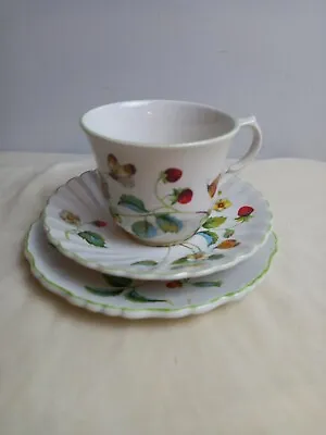 Buy Vintage James Kent Old Foley Trio Cup Saucer Side Plate Flowers Butterfly  • 4.49£
