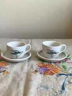 Buy Set Of (2) Vintage Peter Rabbit Children’s Tea Cuos And Saucers Made In England • 19.92£