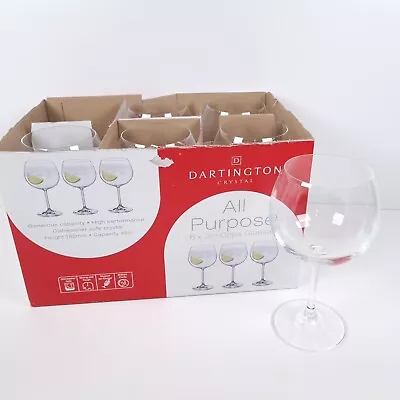 Buy Dartington Crystal All Purpose Gin Copa Glasses Clear Glass 460ml Clear Set Of 6 • 29.39£