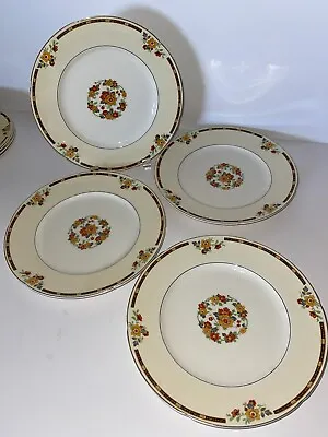 Buy 4 Antique ALTON By W H Grindley England Sheraton Ivory 9  Dinner  Lunch Plates • 18.21£
