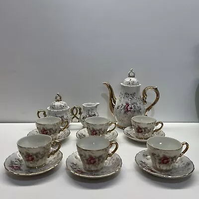 Buy Beautiful Vintage Tea/Coffee Set Fine China Foreign Best Porcelain Gold Floral • 49.99£