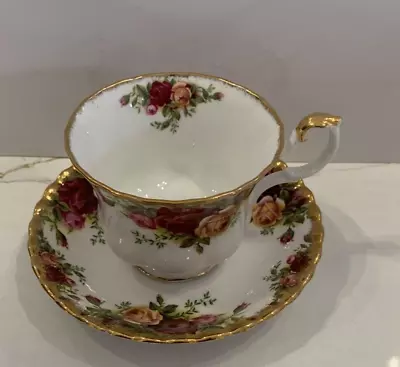 Buy Vintage Royal Albert Country Roses  Coffee Tea Cup And Saucer • 13.66£