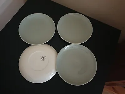 Buy Poole Pottery Cameo  Celadon Green Set Of 4 Side Plates, 18cm. • 14.99£