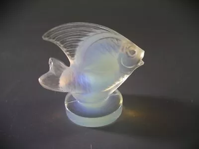 Buy Sabino Art Glass Paris France Opalescent Crystal  Mouleck  FISH Figurine • 52.11£