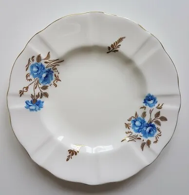 Buy Royal Crown Derby Pinxton Rose Fine Bone China (Blue) Side Plate 16cm - Free P&P • 8.95£