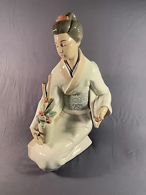Buy Nao,Lladro,Japanese Geisha Lady ,Large Figurine  Excellent Condition • 75£