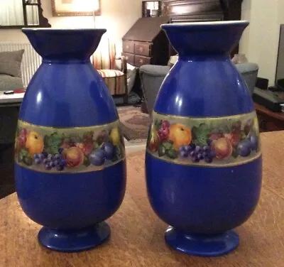 Buy 2  Art Deco Tams Ware Rare Vintage Hand Painted China VASES • 6£