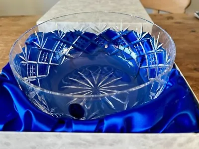 Buy Royal Doulton 20cm Cut Glass Crystal Bowl New Boxed Salad Trifle Fruit • 24.99£