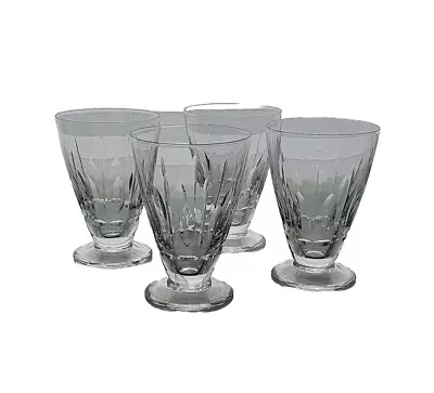 Buy Stuart English Crystal HAMPSHIRE Set(s) 4 Juice Glasses EXCELLENT Elegant • 61.51£