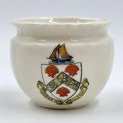 Buy Gemma Crested China Model Of Pot / Vase - Burgh Of Millport Crest • 7£