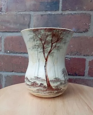 Buy Rare RADFORD Burslem Pottery Tree Vase Painted By J.Harrison  • 9.99£