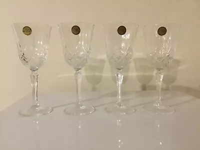 Buy Provence 4 Water Red Wine Glasses Vintage Quality French 24% Lead Crystal 260 Ml • 39.99£