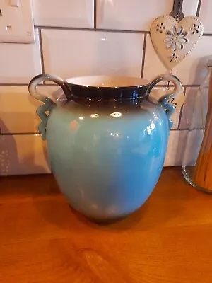 Buy Large Vintage Blue  Carlton Ware? Flower Vase 10 Inch • 18£