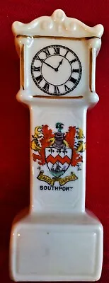 Buy Crested Ware - SOUTHPORT -  GRAND FATHER CLOCK - VICTORIA MADE • 2.99£