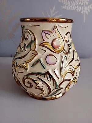 Buy Vintage Wade Gothic 359 Hand Painted Vase • 12£