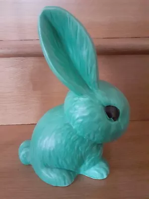 Buy Vintage Large Sylvac Green Snub Nose Bunny Rabbit 10 ,1028 Excellent Condition  • 85£