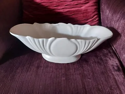 Buy Dartmouth Pottery Mantle Vase - 14 Inches Across, Cream • 9.99£